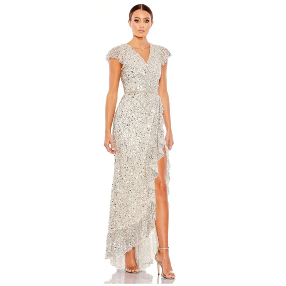 Mac Duggal Dresses & Skirts - Women's Mac Duggal Dress, Silver, Size 6